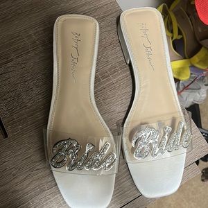 Betsey Johnson Bride sandals